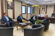 دیدار دکتر توکلی مدیر کل دامپزشکی استان البرز  با مدیر کل اقتصاد و دارایی استان البرز